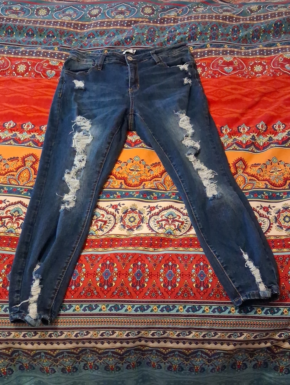 Distressed Rue 21+ Skinny Jeans